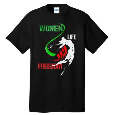 Life Freedom Zan Zendegi Azadi Iran Freedom Tall T-Shirt