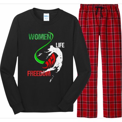 Life Freedom Zan Zendegi Azadi Iran Freedom Long Sleeve Pajama Set