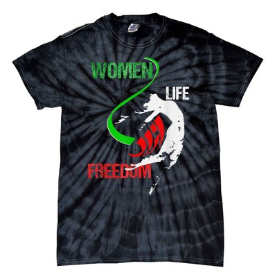 Life Freedom Zan Zendegi Azadi Iran Freedom Tie-Dye T-Shirt