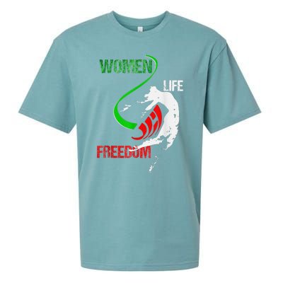 Life Freedom Zan Zendegi Azadi Iran Freedom Sueded Cloud Jersey T-Shirt