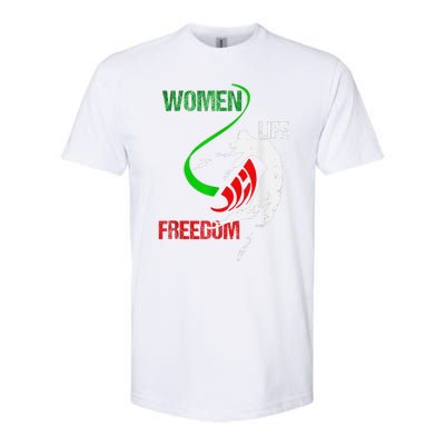 Life Freedom Zan Zendegi Azadi Iran Freedom Softstyle CVC T-Shirt