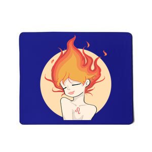 Leo Fire Zodiac Horoscope Astrology Cute Gift Mousepad