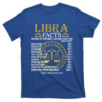 Libra Facts Zodiac Sign Funny Horoscope Funny Gift T-Shirt