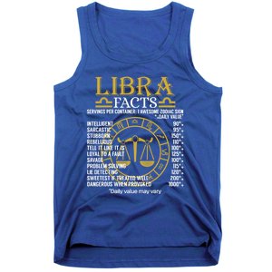 Libra Facts Zodiac Sign Funny Horoscope Funny Gift Tank Top