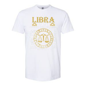 Libra Facts Zodiac Sign Funny Horoscope Funny Gift Softstyle CVC T-Shirt