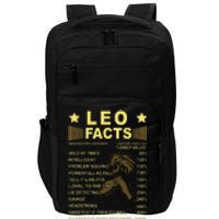 Leo Facts Zodiac Funny Leo Birthday Gift Tee Impact Tech Backpack