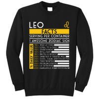 Leo Facts Zodiac Horoscope Funny Astrology Star Sign Sweatshirt