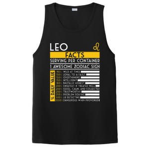 Leo Facts Zodiac Horoscope Funny Astrology Star Sign PosiCharge Competitor Tank