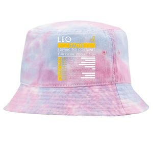 Leo Facts Zodiac Horoscope Funny Astrology Star Sign Tie-Dyed Bucket Hat