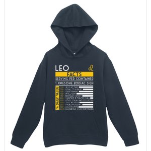 Leo Facts Zodiac Horoscope Funny Astrology Star Sign Urban Pullover Hoodie