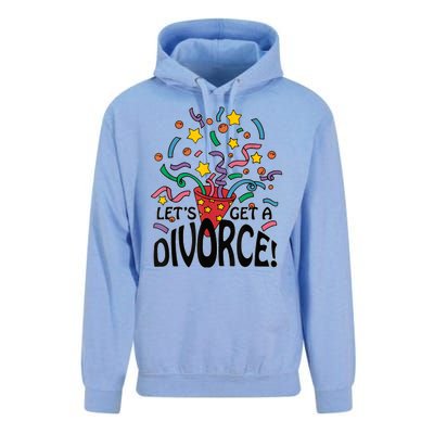 LetS Get A Divorce Unisex Surf Hoodie