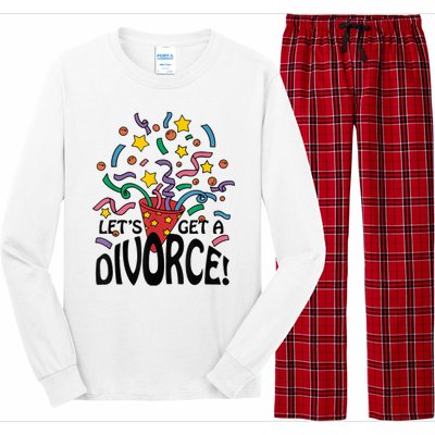 LetS Get A Divorce Long Sleeve Pajama Set