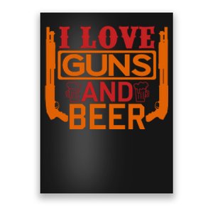 Love Guns And Beer Poster