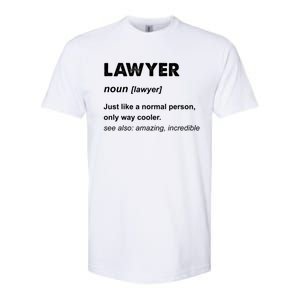 Lawyer Gift And Funny Gift Lawyer Gift Blue Small Softstyle CVC T-Shirt