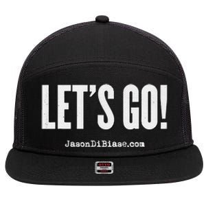 Let's Go and Grow Entrepreneur Jason DiBiase 7 Panel Mesh Trucker Snapback Hat