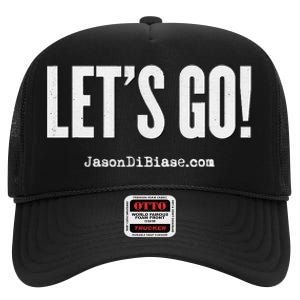 Let's Go and Grow Entrepreneur Jason DiBiase High Crown Mesh Back Trucker Hat