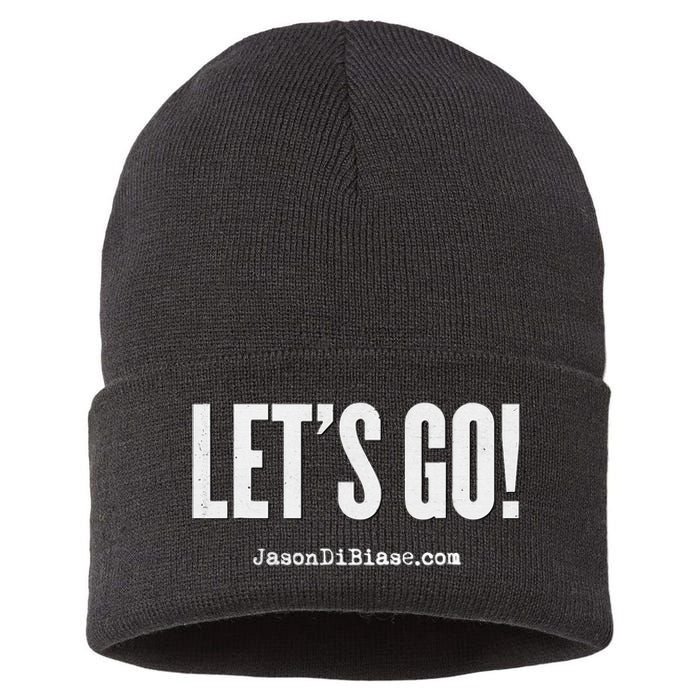 Let's Go and Grow Entrepreneur Jason DiBiase Sustainable Knit Beanie