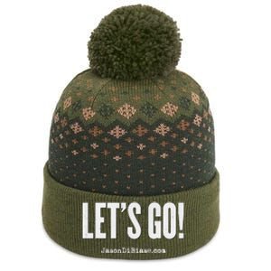 Let's Go and Grow Entrepreneur Jason DiBiase The Baniff Cuffed Pom Beanie