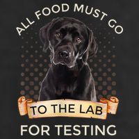 Labrador Gifts All Food Must Go To The Lab For Testing TShirt 25L Jumbo Tote