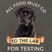 Labrador Gifts All Food Must Go To The Lab For Testing TShirt Cotton Canvas Backpack