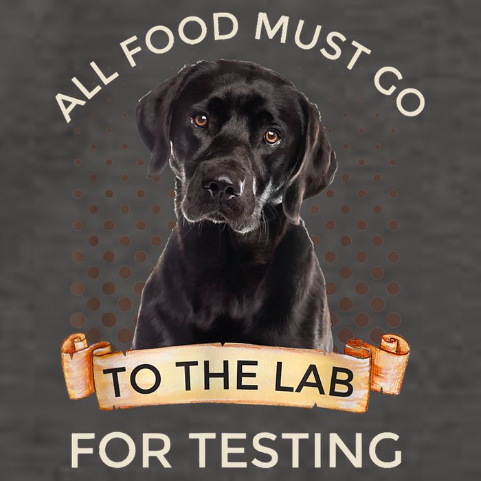 Labrador Gifts All Food Must Go To The Lab For Testing TShirt Vector Backpack