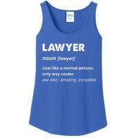 Lawyer Gift And Funny Gift Lawyer Gift Blue Small Ladies Essential Tank