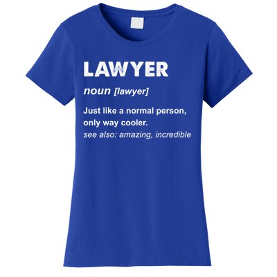 Lawyer Gift And Funny Gift Lawyer Gift Blue Small Women's T-Shirt