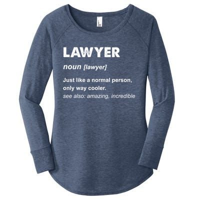 Lawyer Gift And Funny Gift Lawyer Gift Blue Small Women's Perfect Tri Tunic Long Sleeve Shirt