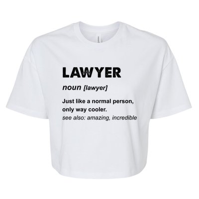 Lawyer Gift And Funny Gift Lawyer Gift Blue Small Bella+Canvas Jersey Crop Tee