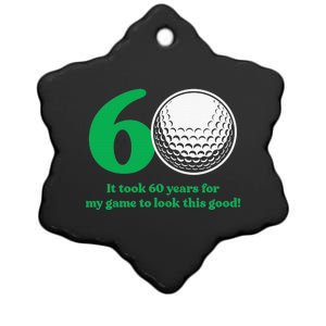 Legendary Golfers Are Born In 1962 60th Birthday Golf Gifts Ceramic Star Ornament