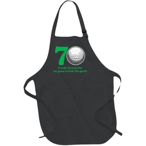 Legendary Golfers Are Born In 1952 70th Birthday Golf Gifts Full-Length Apron With Pockets