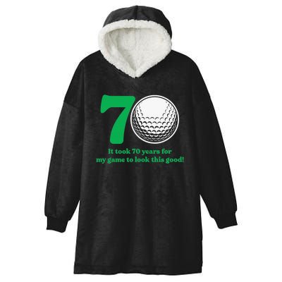 Legendary Golfers Are Born In 1952 70th Birthday Golf Gifts Hooded Wearable Blanket