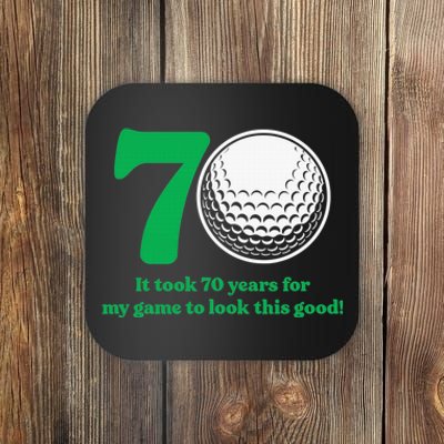 Legendary Golfers Are Born In 1952 70th Birthday Golf Gifts Coaster