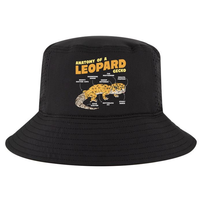 Leopard Gecko Anatomy Cool Comfort Performance Bucket Hat