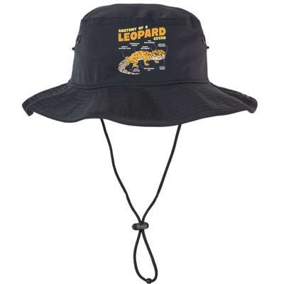 Leopard Gecko Anatomy Bucket Hat