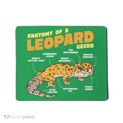 Leopard Gecko Anatomy Mousepad