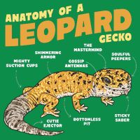 Leopard Gecko Anatomy Toddler Hoodie