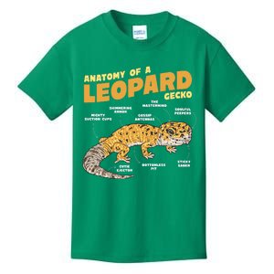 Leopard Gecko Anatomy Kids T-Shirt