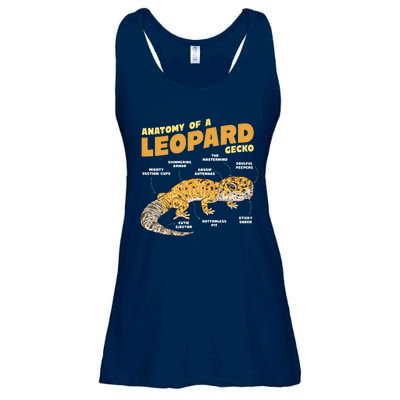 Leopard Gecko Anatomy Ladies Essential Flowy Tank