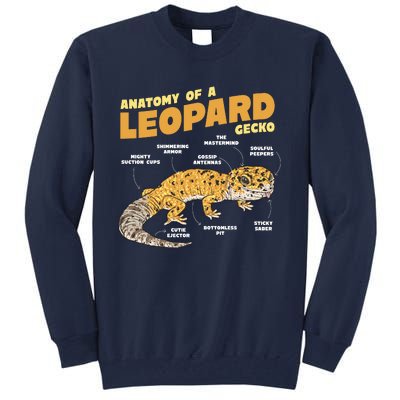 Leopard Gecko Anatomy Tall Sweatshirt