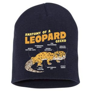 Leopard Gecko Anatomy Short Acrylic Beanie