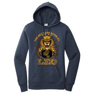 Lion Graphic Art July August Birthday Design Leo Zodiac Sign Women's Pullover Hoodie