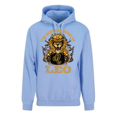 Lion Graphic Art July August Birthday Design Leo Zodiac Sign Unisex Surf Hoodie