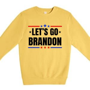 Lets Go Brandon Machado Stars And Strips LGB Premium Crewneck Sweatshirt