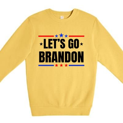 Lets Go Brandon Machado Stars And Strips LGB Premium Crewneck Sweatshirt