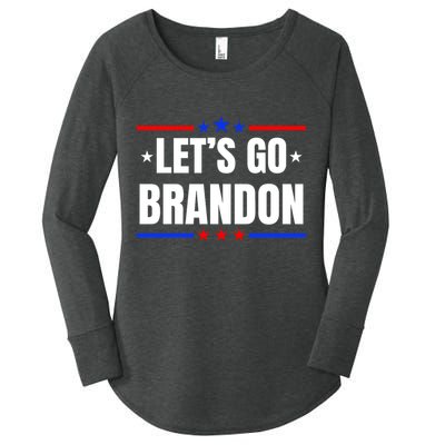 Lets Go Brandon Machado Stars And Strips LGB Women's Perfect Tri Tunic Long Sleeve Shirt
