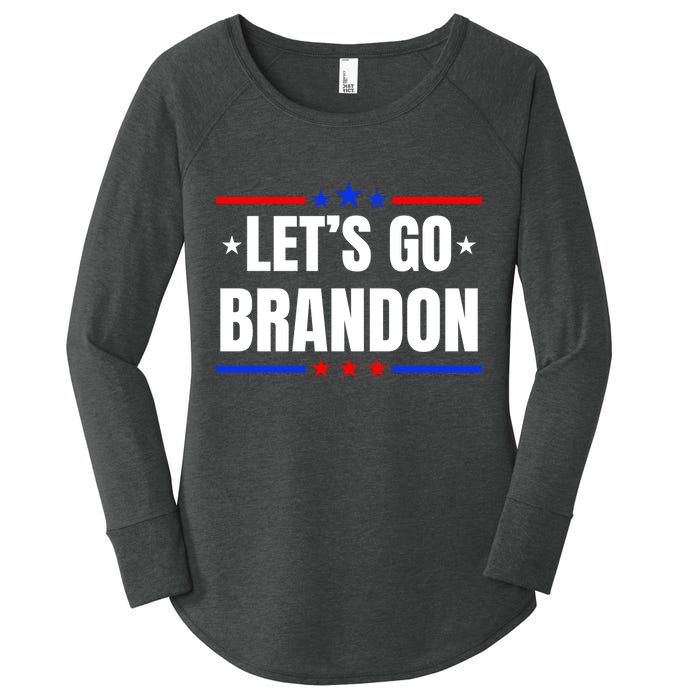 Lets Go Brandon Machado Stars And Strips LGB Women's Perfect Tri Tunic Long Sleeve Shirt