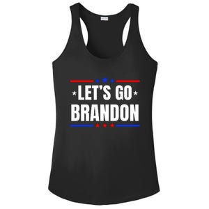 Lets Go Brandon Machado Stars And Strips LGB Ladies PosiCharge Competitor Racerback Tank