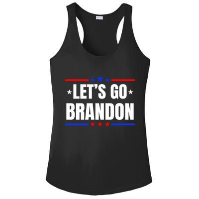 Lets Go Brandon Machado Stars And Strips LGB Ladies PosiCharge Competitor Racerback Tank
