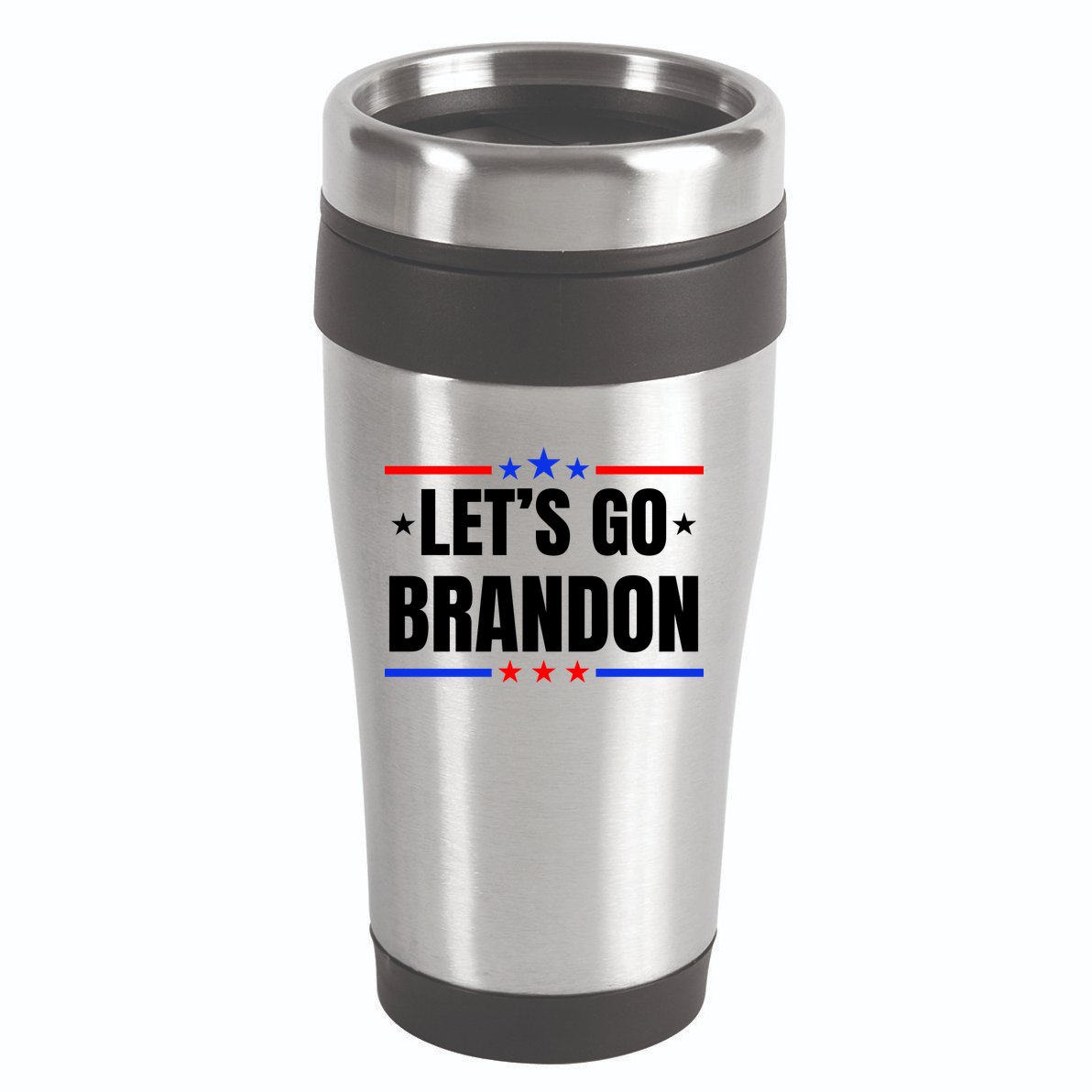 Lets Go Brandon Machado Stars And Strips LGB 16oz Travel Tumbler